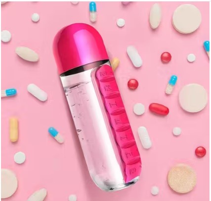 Water Bottle Pill Organizer