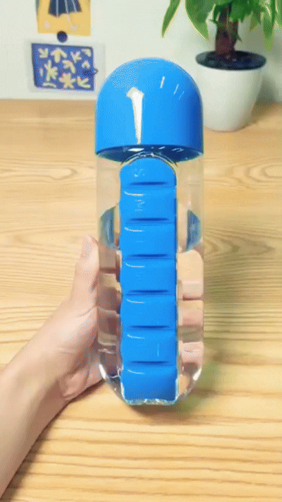 Water Bottle Pill Organizer